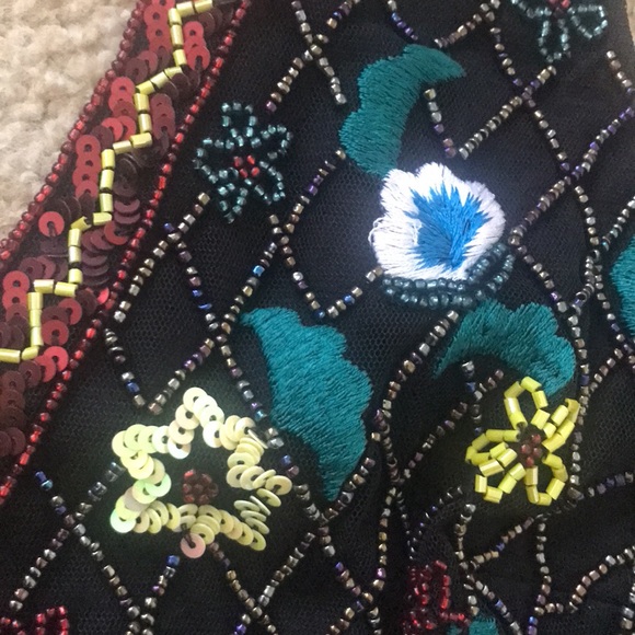 Aidan Mattox Bead & Sequin Embroidered Dress 2 6 10$295 - Picture 7 of 10